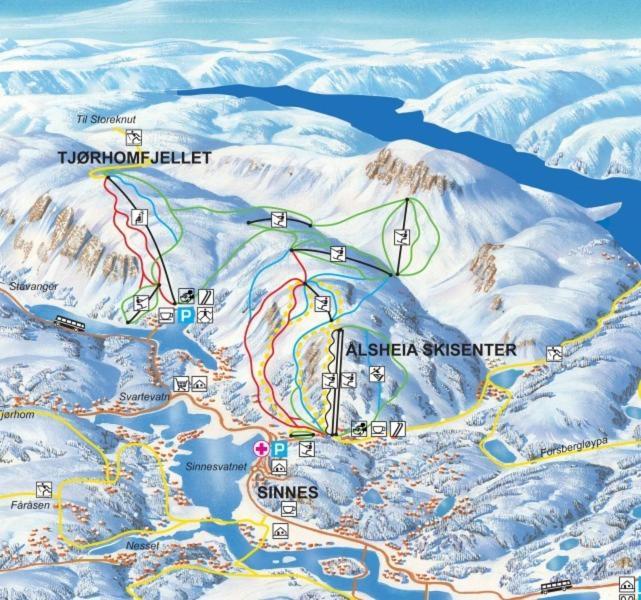 Flott Leilighet Pa Haugen I Sirdal Tjorhom Екстер'єр фото