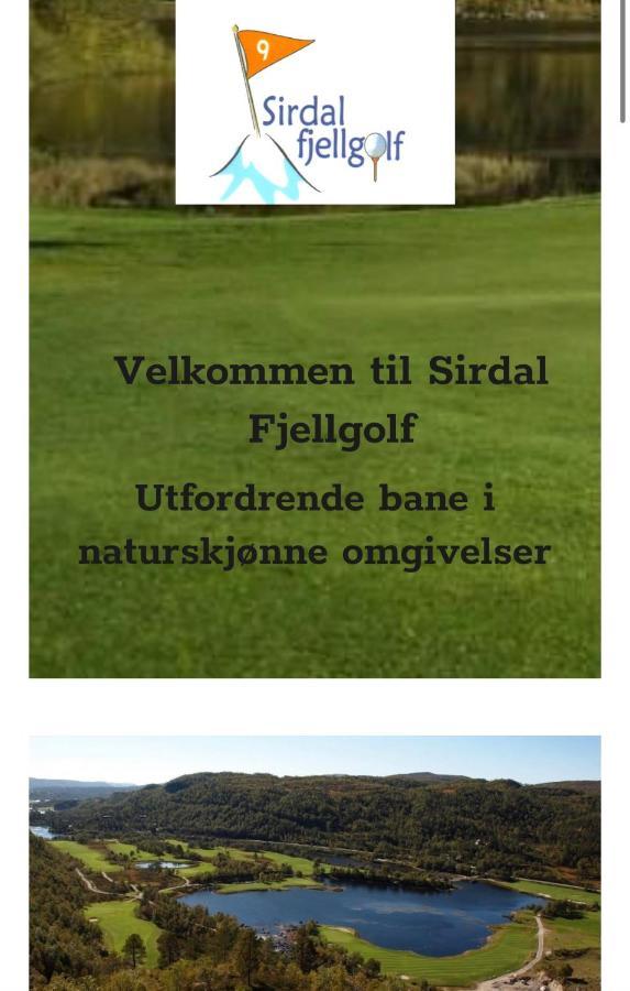 Flott Leilighet Pa Haugen I Sirdal Tjorhom Екстер'єр фото