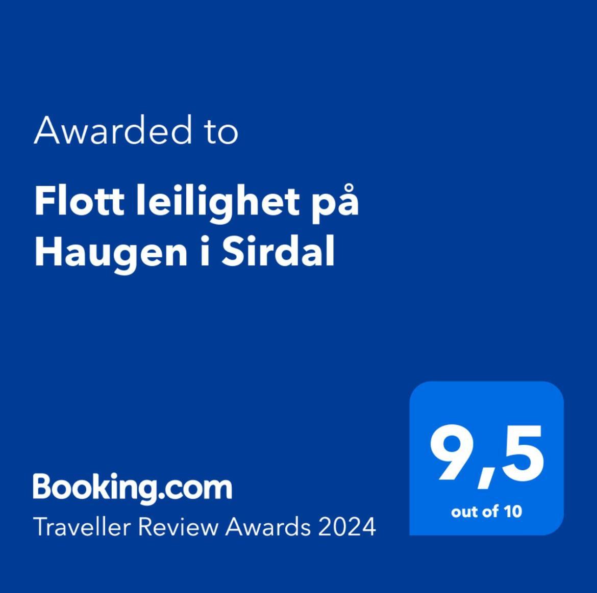 Flott Leilighet Pa Haugen I Sirdal Tjorhom Екстер'єр фото