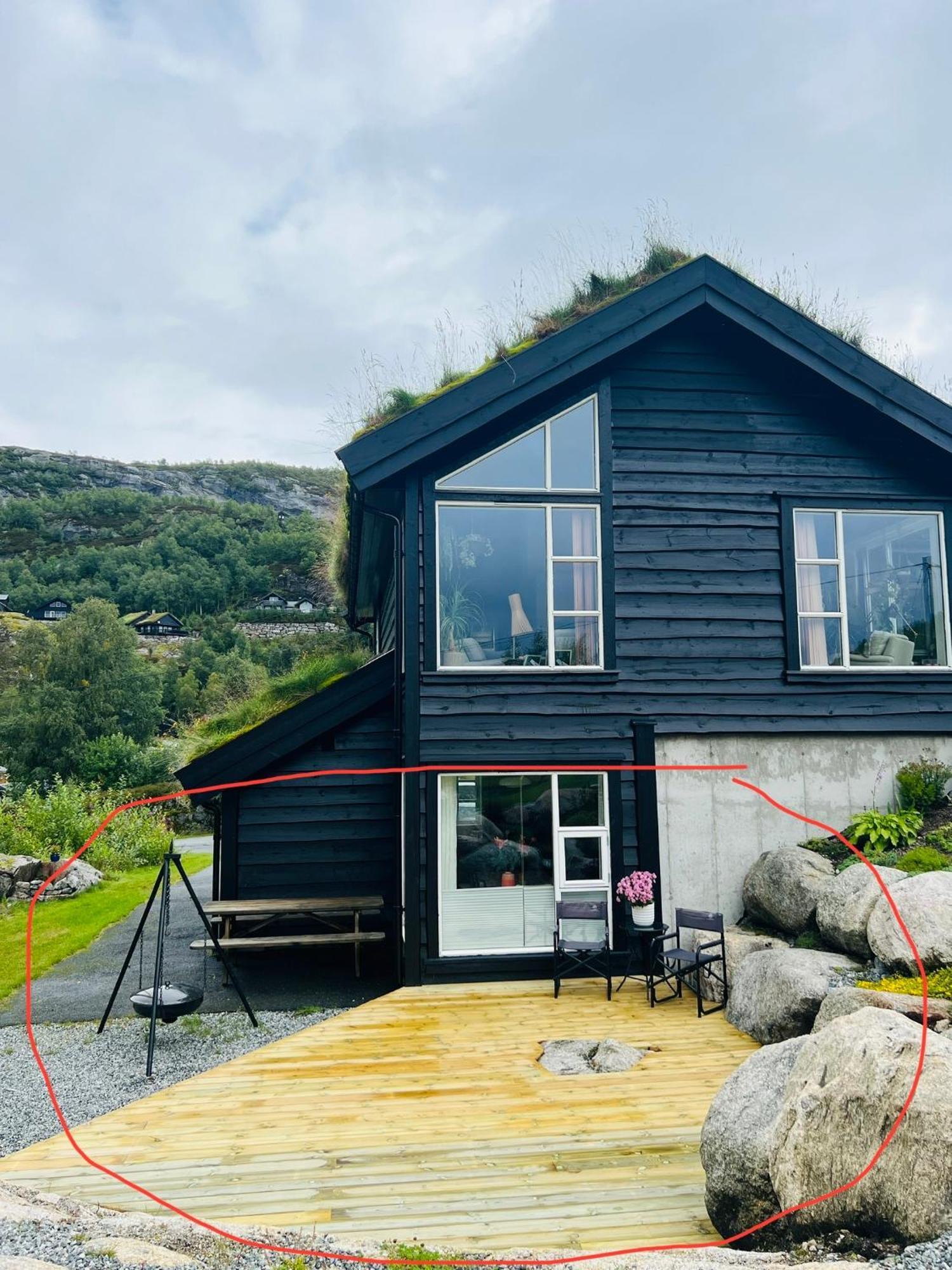 Flott Leilighet Pa Haugen I Sirdal Tjorhom Екстер'єр фото
